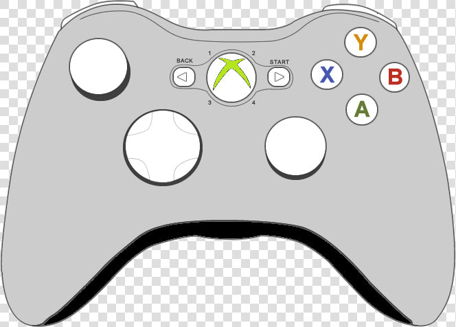 Xbox Controller Clipart Transparent Png   Xbox 360 Controller Clipart  Png DownloadTransparent PNG