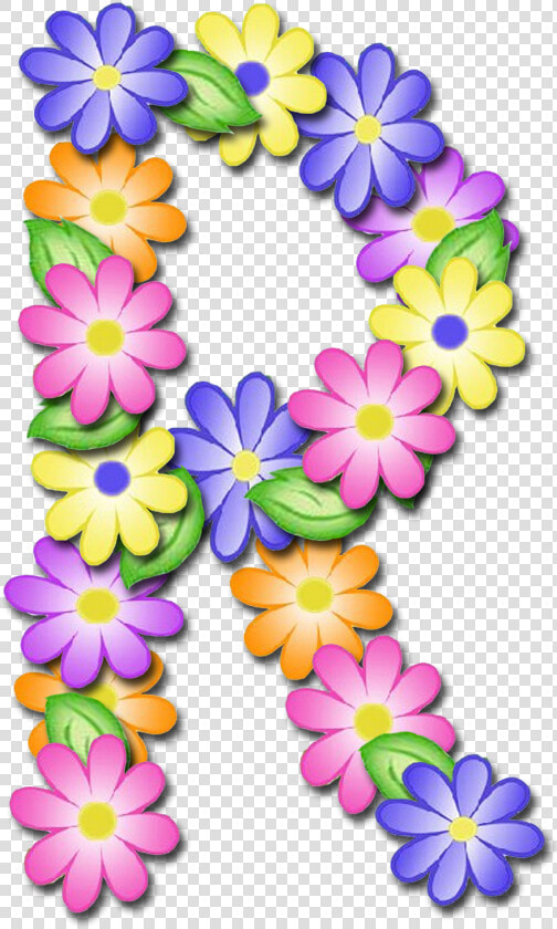 Alfabeto De Primavera Letras   Letras De Flores P  HD Png DownloadTransparent PNG