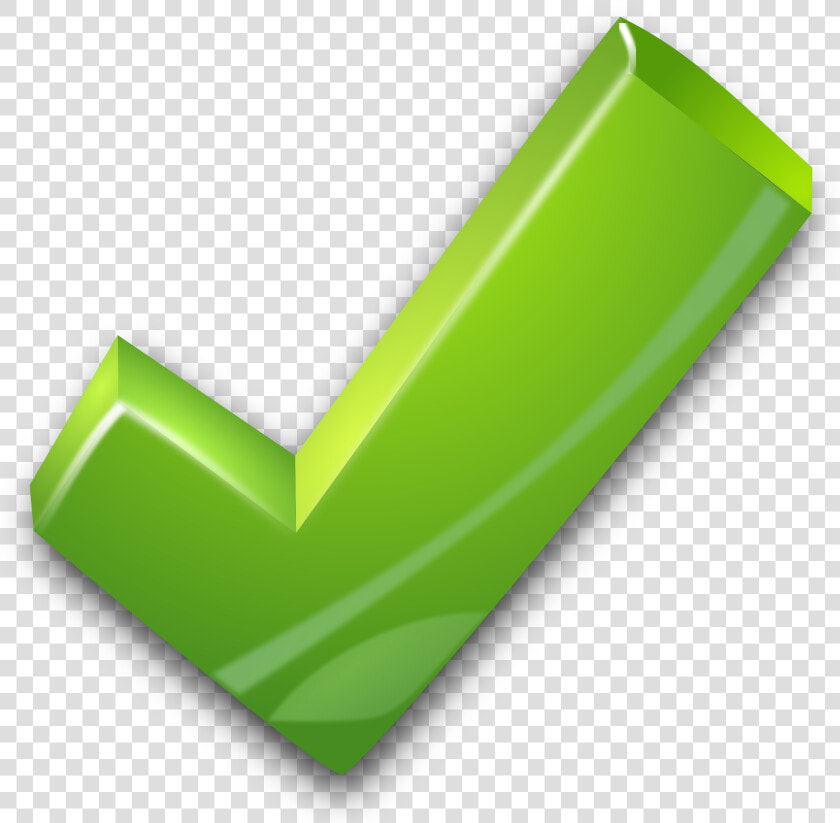 Green Tick Png Photo   Green Tick Png 3d  Transparent PngTransparent PNG