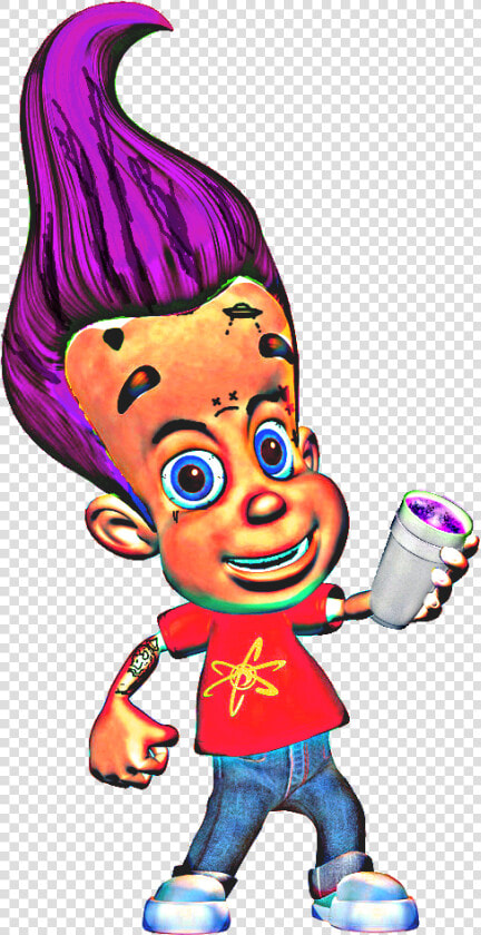 Jimmy Neutron Holding Baby  HD Png DownloadTransparent PNG