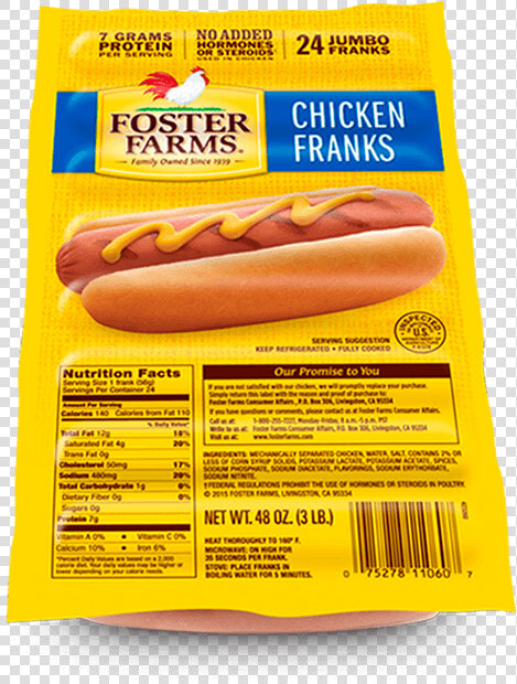 Chicken Franks   Foster Farms Chicken Franks  HD Png DownloadTransparent PNG