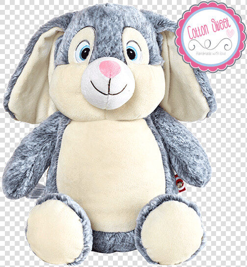 Peluche Personalizado Conejito Gris   Stofftier Mit Namen Bestickt  HD Png DownloadTransparent PNG