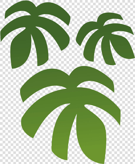 Leaf green plant palm Art graphics   Palm Tree Clipart Sticker  HD Png DownloadTransparent PNG