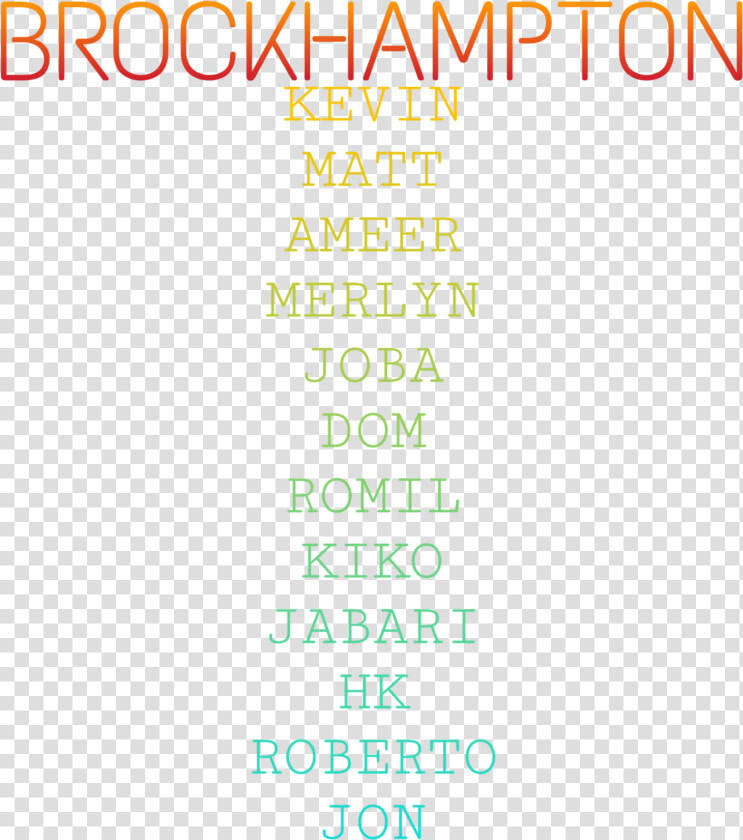  brockhampton  freetoedit   Orange  HD Png DownloadTransparent PNG