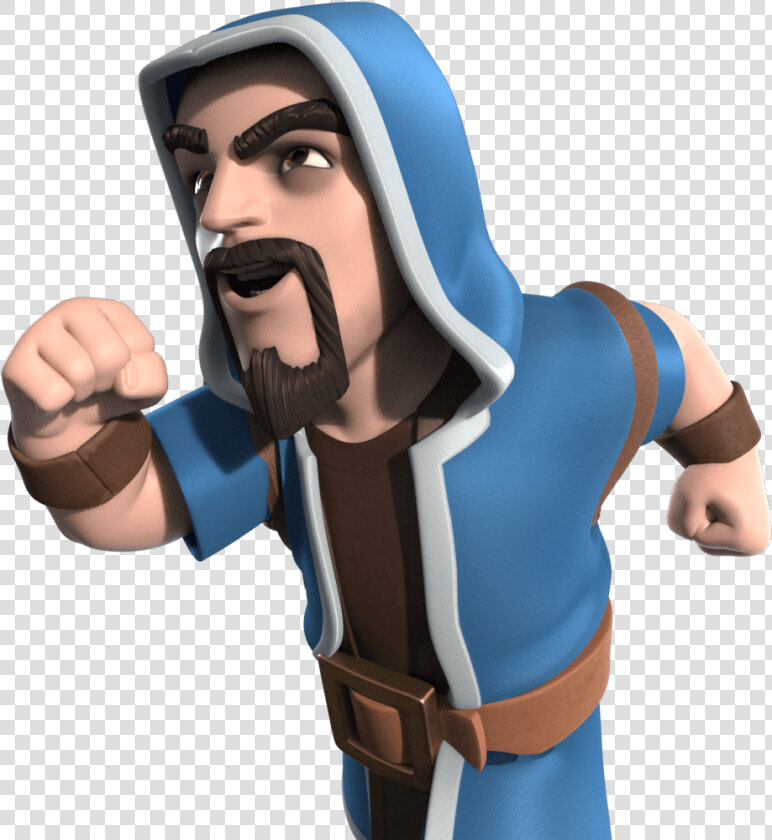 Clash Royale Wizard Png   Png Download   Wizard Transparent Image Coc  Png DownloadTransparent PNG