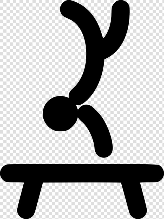 Gymnastics   Balance Beam Gymnastics Icon  HD Png DownloadTransparent PNG