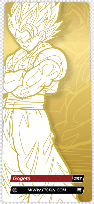 Figpin Classic Dragon Ball Super Broly Movie Gogeta   Illustration  HD Png DownloadTransparent PNG