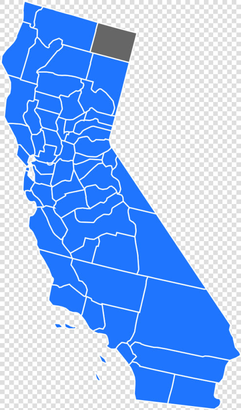 2016 Election California Counties  HD Png DownloadTransparent PNG