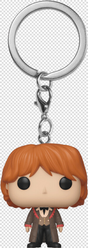 Funko Pop Keychain Yule Ball Ron Weasley  HD Png DownloadTransparent PNG