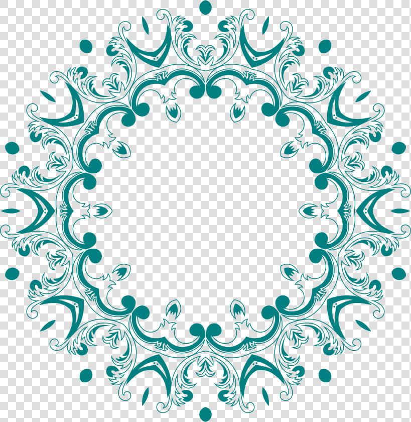 Floral Design Png   Vintage Floral Circle Design  Transparent PngTransparent PNG