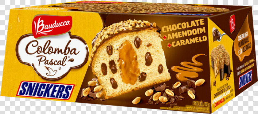 Colomba Pascal Bauducco Sabor Snickers   Snickers  HD Png DownloadTransparent PNG