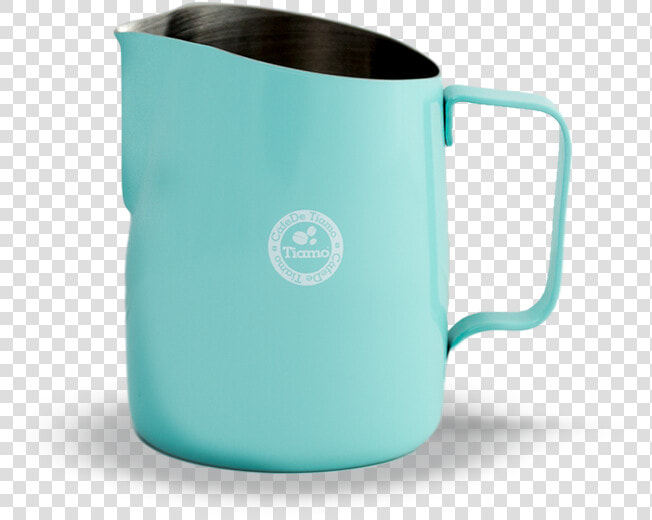 The Tiamo Tapered Stainless Steel Coloured Milk Jug   Coffee Cup  HD Png DownloadTransparent PNG