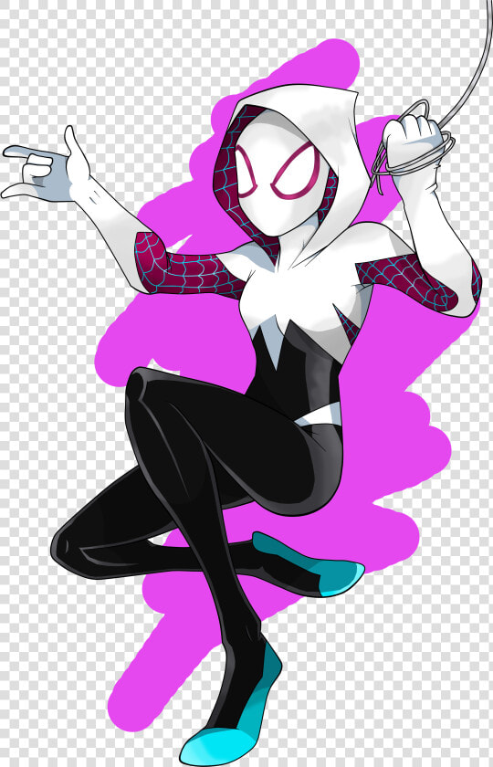 Kawaii Clipart Spider   Draw Gwen Stacy Spiderman  HD Png DownloadTransparent PNG