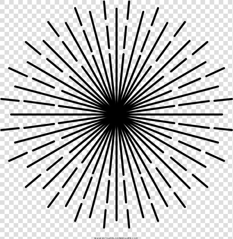 Starburst Coloring Page   Circle  HD Png DownloadTransparent PNG