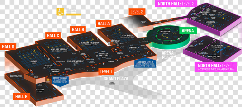 Blizzcon 2018 Floor Plan  HD Png DownloadTransparent PNG