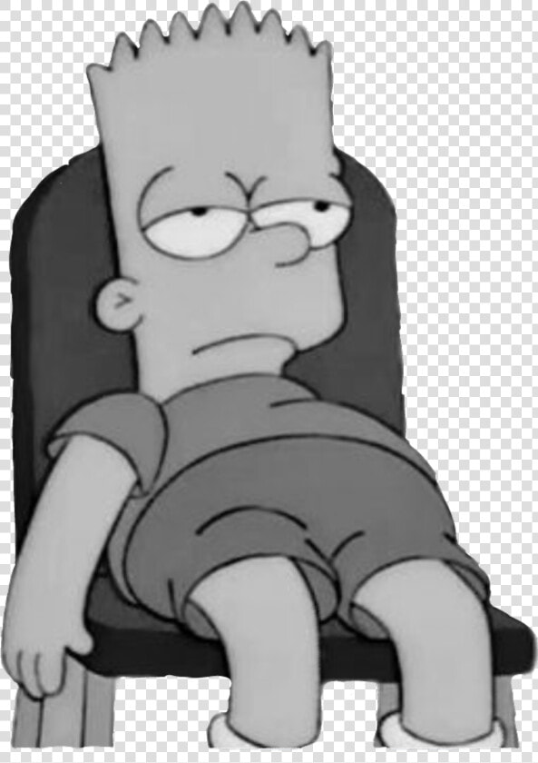 Bart Clipart Sad   Bart Simpson Sad Boy  HD Png DownloadTransparent PNG