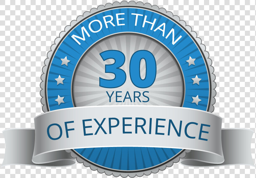 30 Years Experience   Over 30 Years Experience  HD Png DownloadTransparent PNG