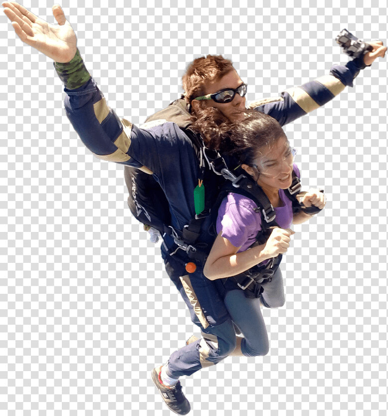 Jumper compacto   Tandem Skydiving  HD Png DownloadTransparent PNG