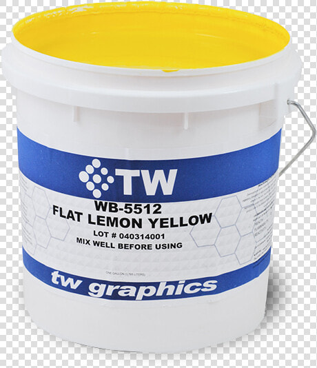 Tw 5512 Flat Lemon Yellow Water Based Poster Ink   Plastic  HD Png DownloadTransparent PNG