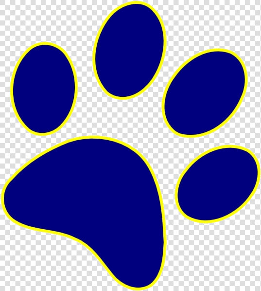 Paw Print Blue Wildcat Clip Art And Gold Transparent   Transparent Paw Patrol Paw Print  HD Png DownloadTransparent PNG