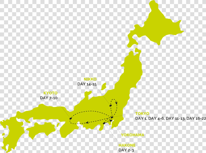 Top Sights Japan Map  HD Png DownloadTransparent PNG