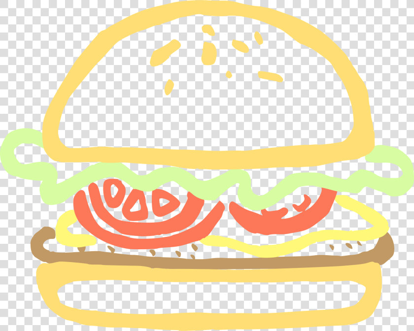 Linda Kim Big Image   Burger Art Clip  HD Png DownloadTransparent PNG