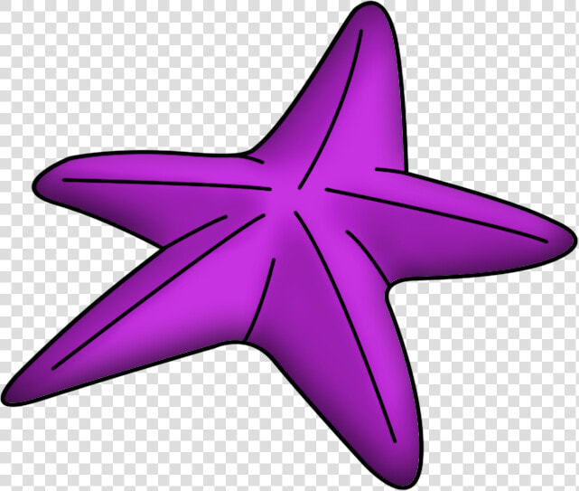 Estrellas De Mar Lila 48qi   Estrella De Mar De La Sirenita  HD Png DownloadTransparent PNG