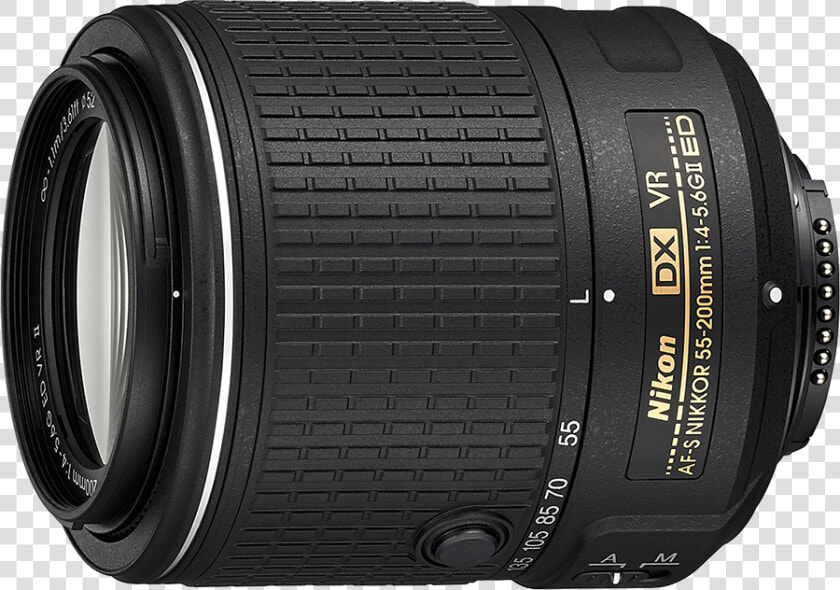 Nikon Af S Dx Nikkor 55 200mm F 4 5 6g If Ed Vr Ii  HD Png DownloadTransparent PNG