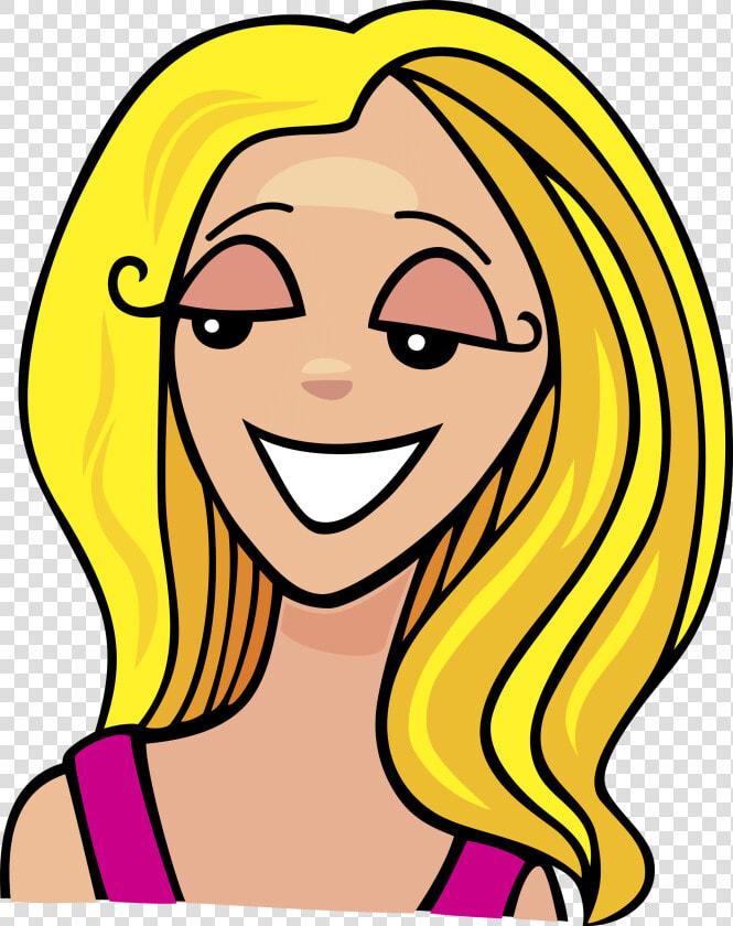 Girl Clipart Blonde Hair   Blonde Woman Cartoon Character  HD Png DownloadTransparent PNG