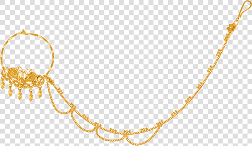 22k Yellow Gold Nath   Wedding Gold Nath Design  HD Png DownloadTransparent PNG