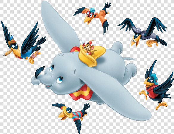 Dumbo The Flying Elephant Timothy Q   Dumbo And His Friends  HD Png DownloadTransparent PNG