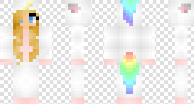 Clip Art Minecraft Unicorn Skin   Maid Minecraft Skin  HD Png DownloadTransparent PNG