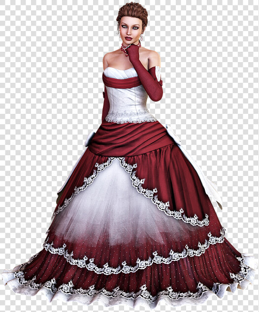 Female  Lady  Woman  Young  Happy  Girl  Attractive   Gown  HD Png DownloadTransparent PNG