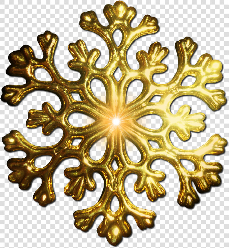 Gold Snowflake Png Clip Art Freeuse Download   Gold Snowflakes Png Transparent  Png DownloadTransparent PNG