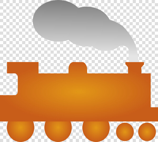 Train Clip Art At Clker   Orange Train Clipart  HD Png DownloadTransparent PNG