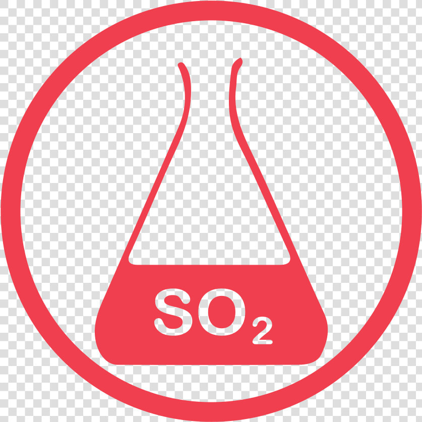 Sulphurdioxide Allergy Red Icon   Sulphur Dioxide Icon  HD Png DownloadTransparent PNG