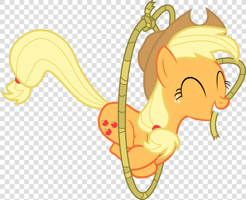 Transparent Rope Border Clipart   Mlp Applejack Lasso  HD Png DownloadTransparent PNG