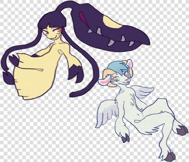 Baphomet And Gaghiel   Cartoon  HD Png DownloadTransparent PNG