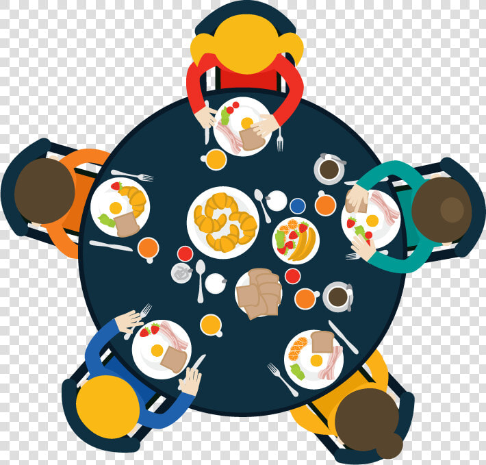 Breakfast Family Lunch Dinner Food   Breakfast With Family Png  Transparent PngTransparent PNG