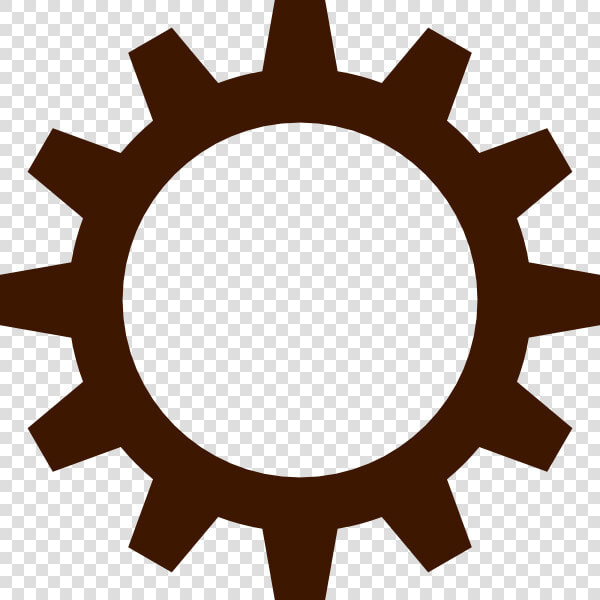 Gears Clipart Brown   Cogwheel Png  Transparent PngTransparent PNG