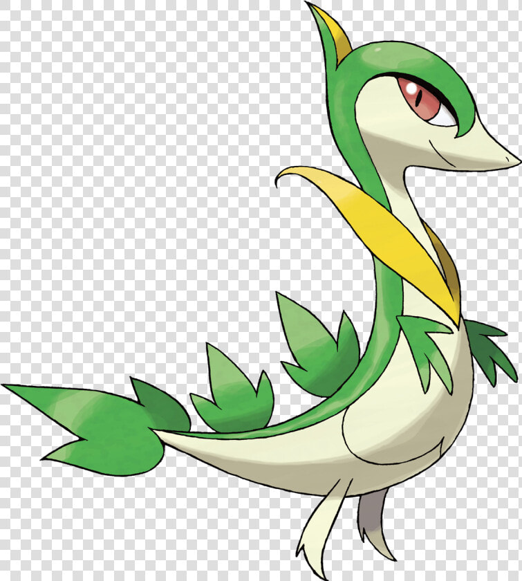 Pokemon Black And White Servine  HD Png DownloadTransparent PNG