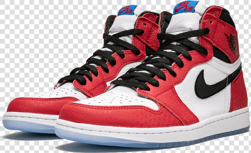 Air Jordan 1 Retro High Og Spider man   Air Jordan 1 High  HD Png DownloadTransparent PNG