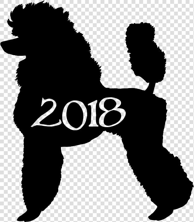 Standard Poodle Silhouette Clip Art Vector Graphics   Clip Art Standard Poodle Silhouette  HD Png DownloadTransparent PNG