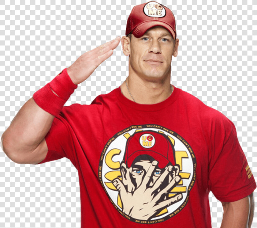 John Cena Image   John Cena Red Shirt  HD Png DownloadTransparent PNG