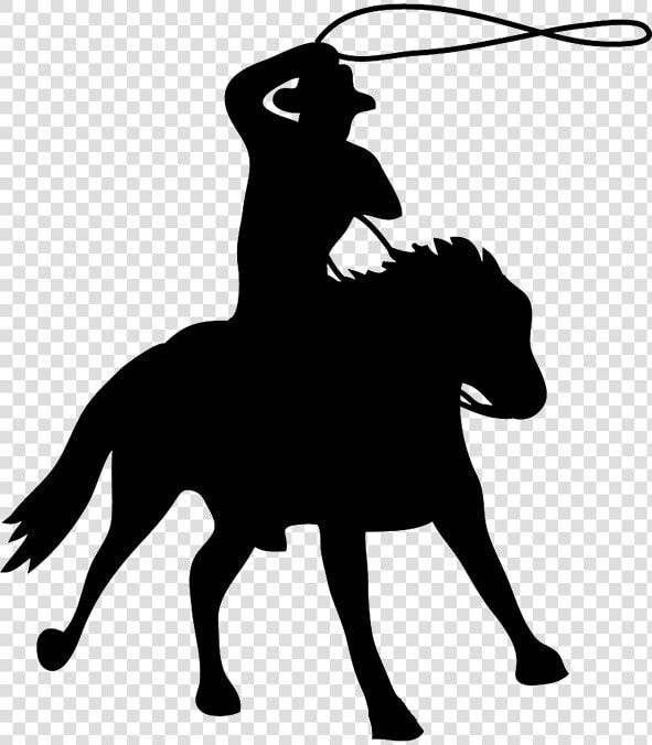 Cowboy Png Background Image   Silhouette Cowboy Clip Art  Transparent PngTransparent PNG