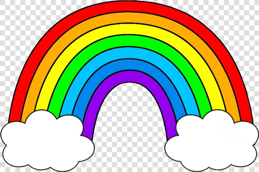 Free Download These Rainbow Clip Art   Rainbow Colors Clipart  HD Png DownloadTransparent PNG