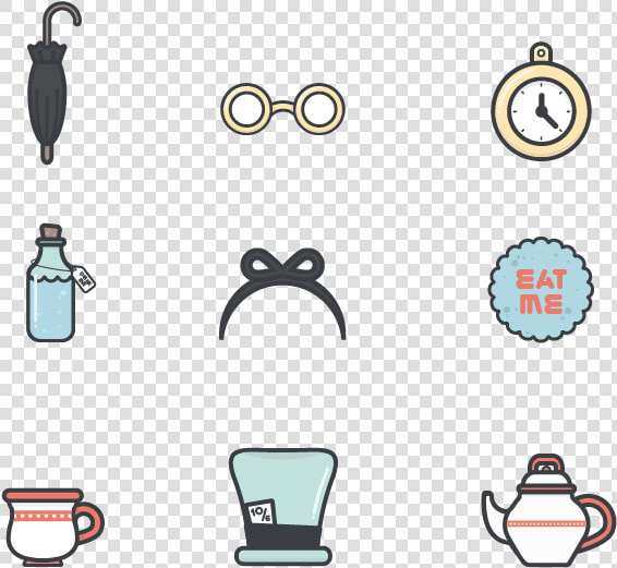 Alice In Wonderland Icons Icons Wonderland In Alice   Alice In Wonderland Icons  HD Png DownloadTransparent PNG