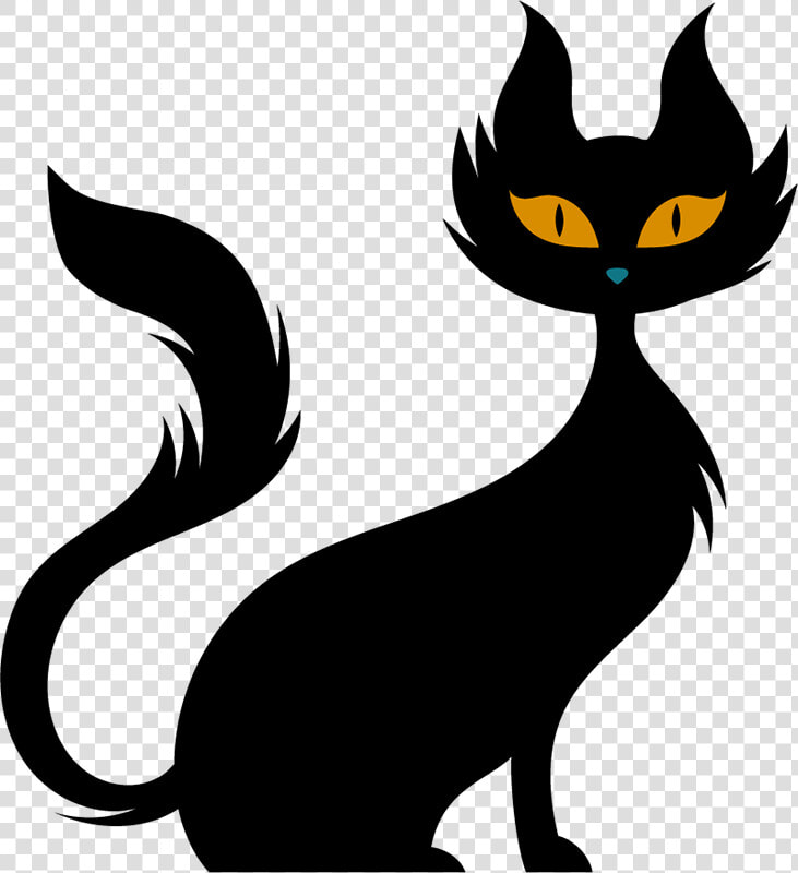 Gato Preto Halloween Desenho  HD Png DownloadTransparent PNG