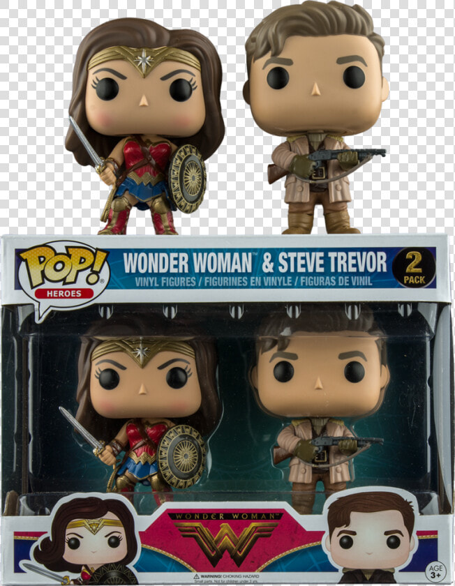 Wonder Woman Steve Trevor Funko Pop  HD Png DownloadTransparent PNG