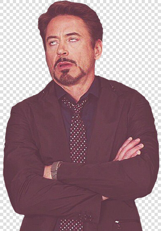 Robert Downey Jr Eye Roll   Sticker Robert Downey Jr  HD Png DownloadTransparent PNG